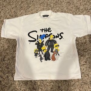 Kids Balenciaga Simpson T-shirt